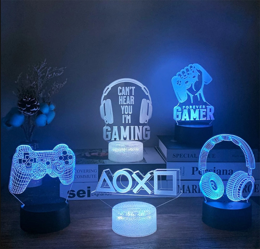Magische Gaming Nachtlamp met afstandsbediening