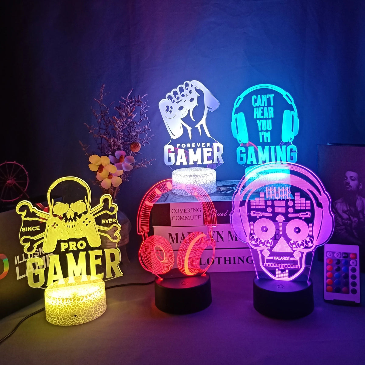 Magische Gaming Nachtlamp met afstandsbediening