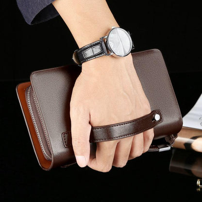Korren leren heren clutch