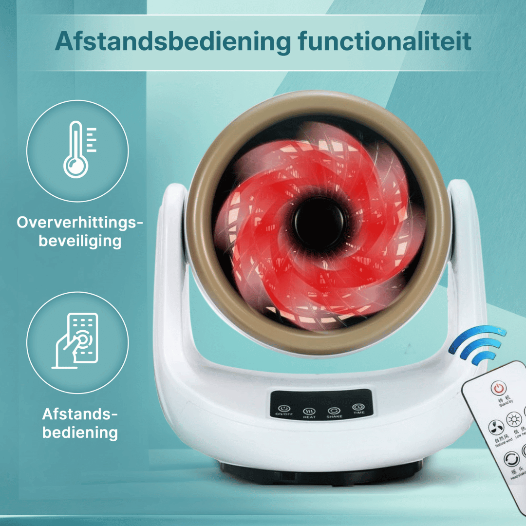 HeatBuddy draagbare mini ventilatorkachel