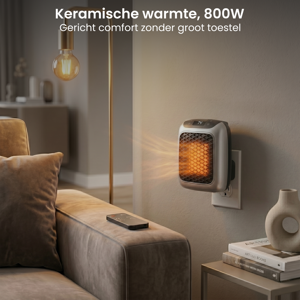 HeatPulse Mini Heater draagbare keramische verwarming