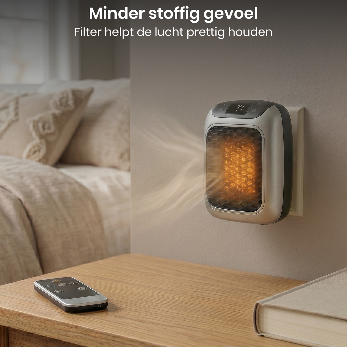 HeatPulse Mini draagbare keramische heater