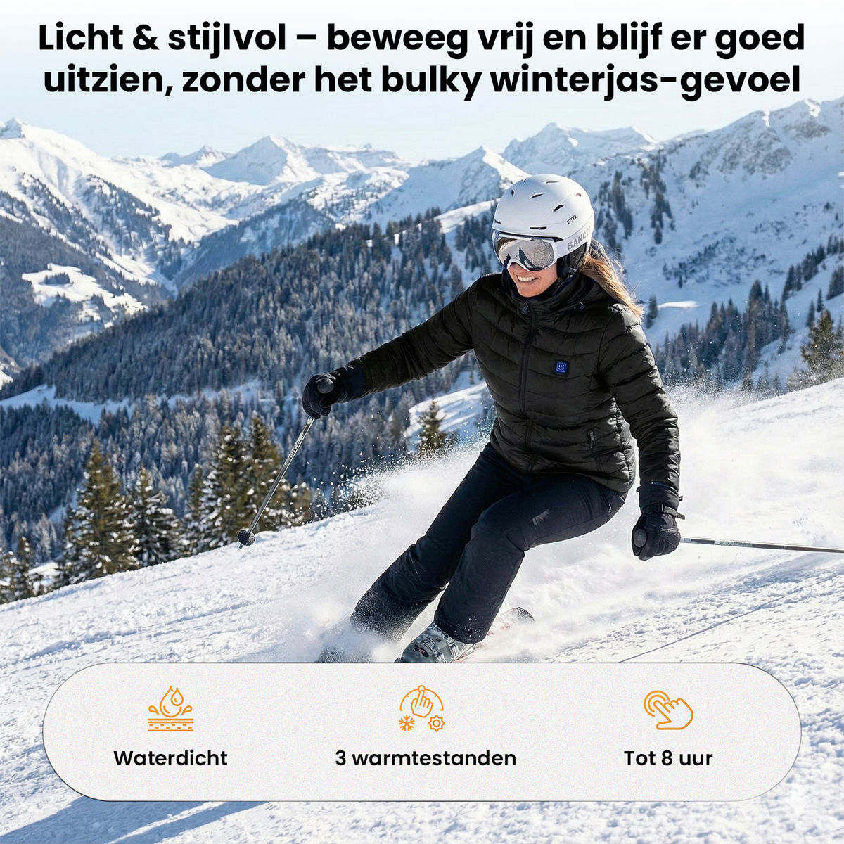 HEATJACKET zelfverwarmende jas