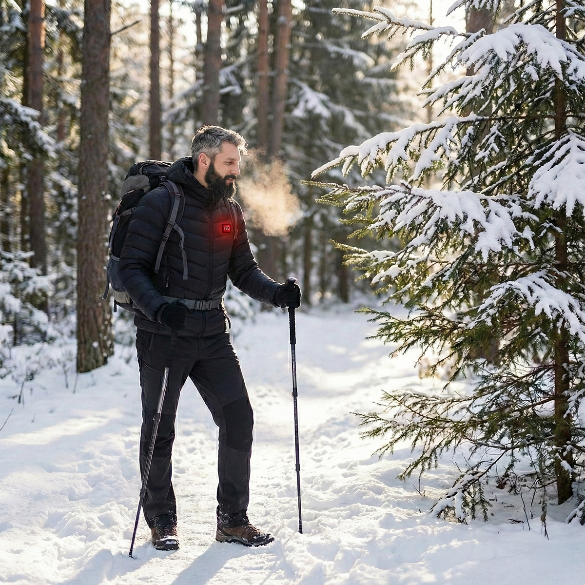 HEATJACKET zelfverwarmende jas