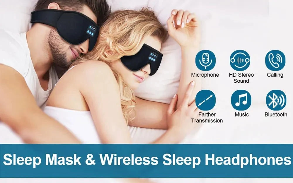 SNOOZEBEAT Bluetooth slaapmasker met muziek