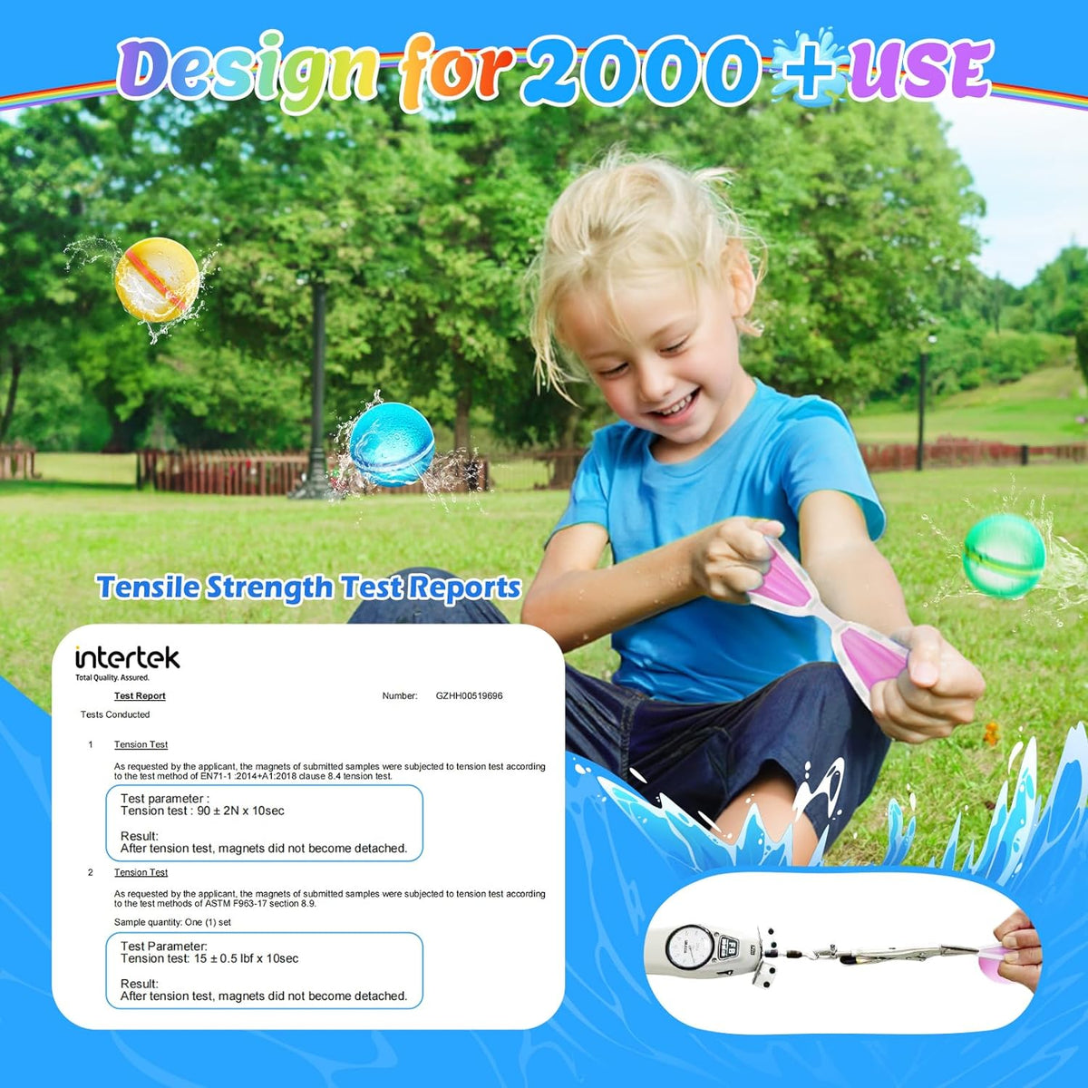 Herbruikbare magnetische waterballonnen