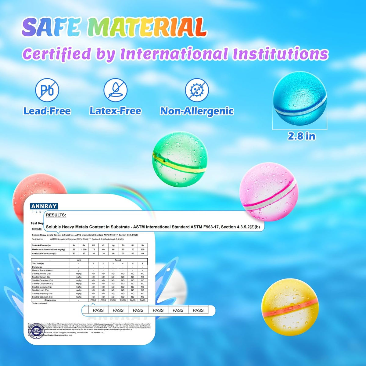 Herbruikbare magnetische waterballonnen
