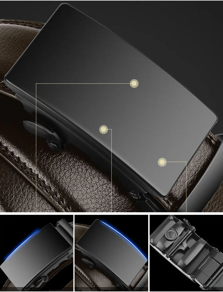 Luxe herenriem met automatische gesp