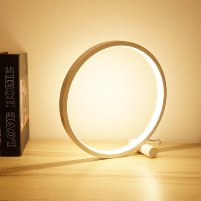 Halo cirkelvormige nachtkastlamp