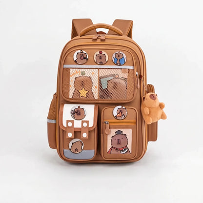 Capibara schoolrugzak voor kinderen