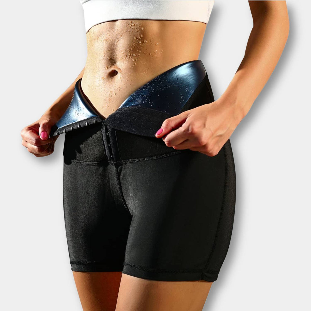 SweatSculpt Hoge Taille Sauna Zweetbroek