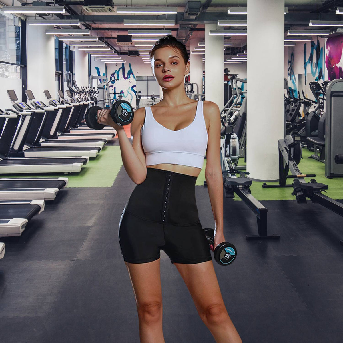 SweatSculpt Hoge Taille Sauna Zweetbroek