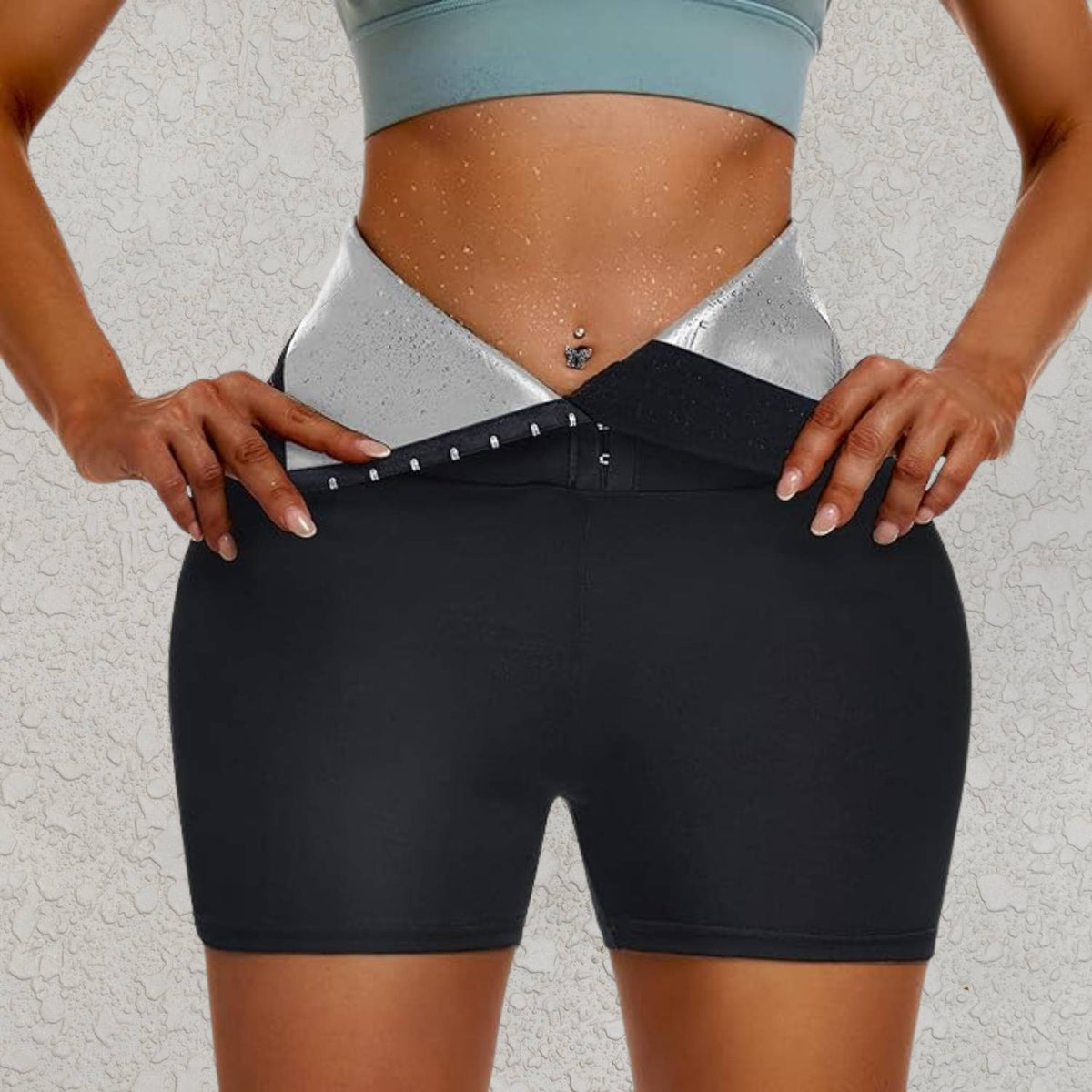SweatSculpt Hoge Taille Sauna Zweetbroek
