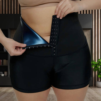 SweatSculpt Hoge Taille Sauna Zweetbroek