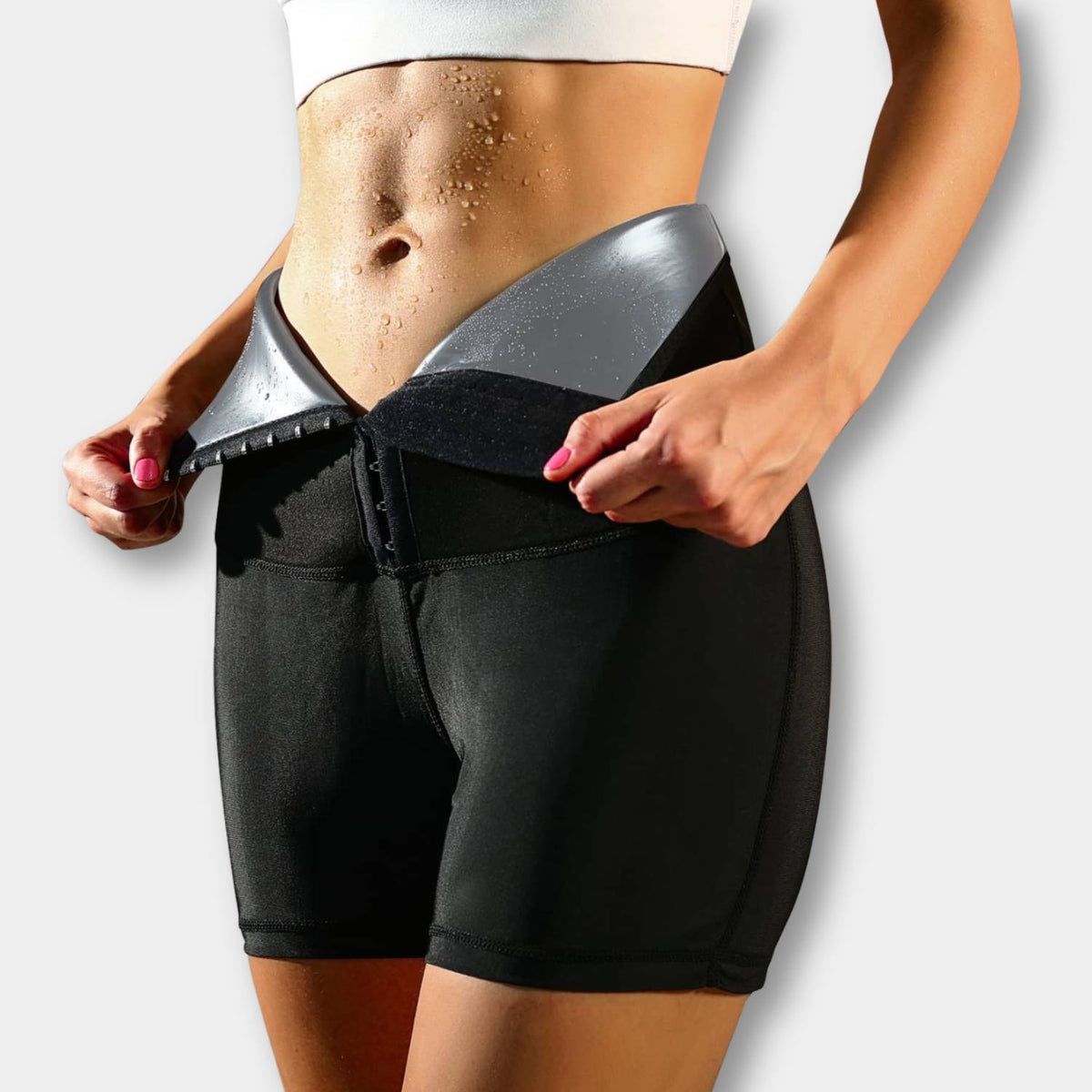 SweatSculpt Hoge Taille Sauna Zweetbroek