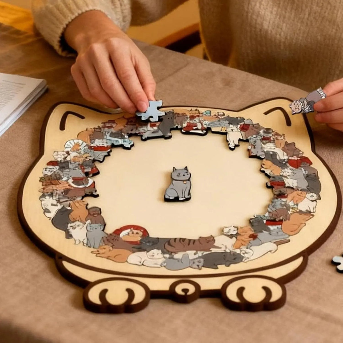 Purrzle houten kattenpuzzel