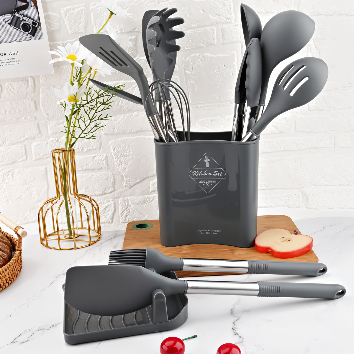 Culinara Pro siliconen keukengerei set