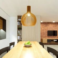 LumiWood verstelbare houten hanglamp