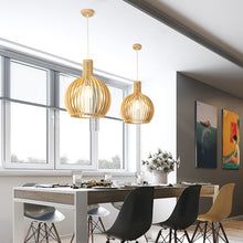 LumiWood verstelbare houten hanglamp