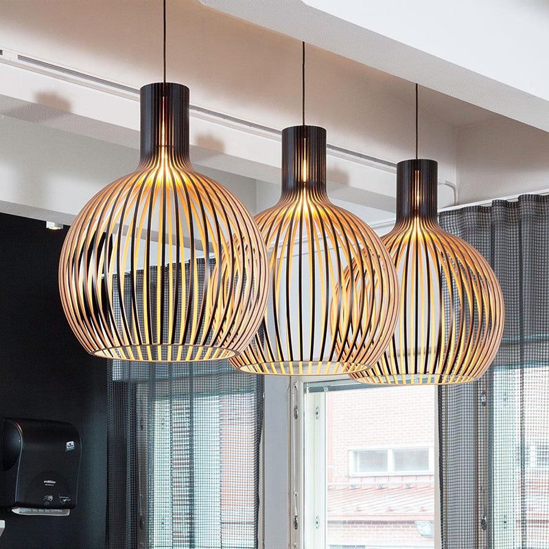 LumiWood verstelbare houten hanglamp