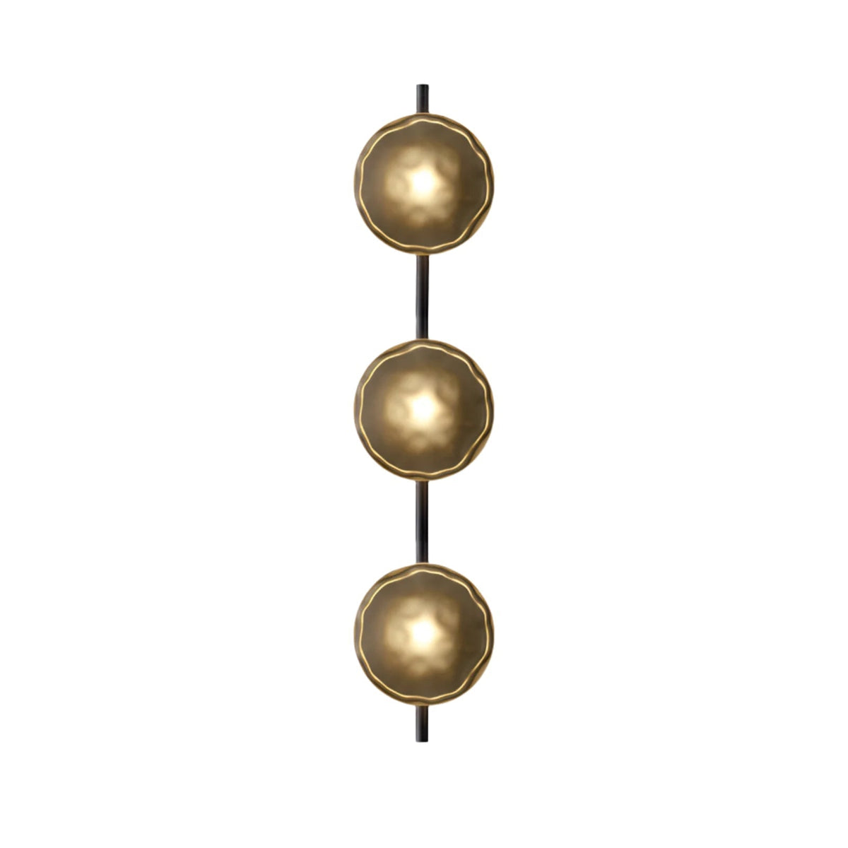 Glazen Wandlamp met Aluminium Frame
