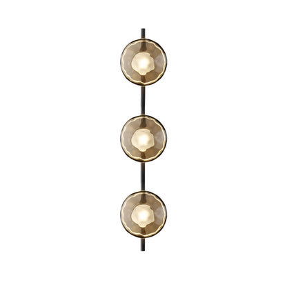 Glazen Wandlamp met Aluminium Frame