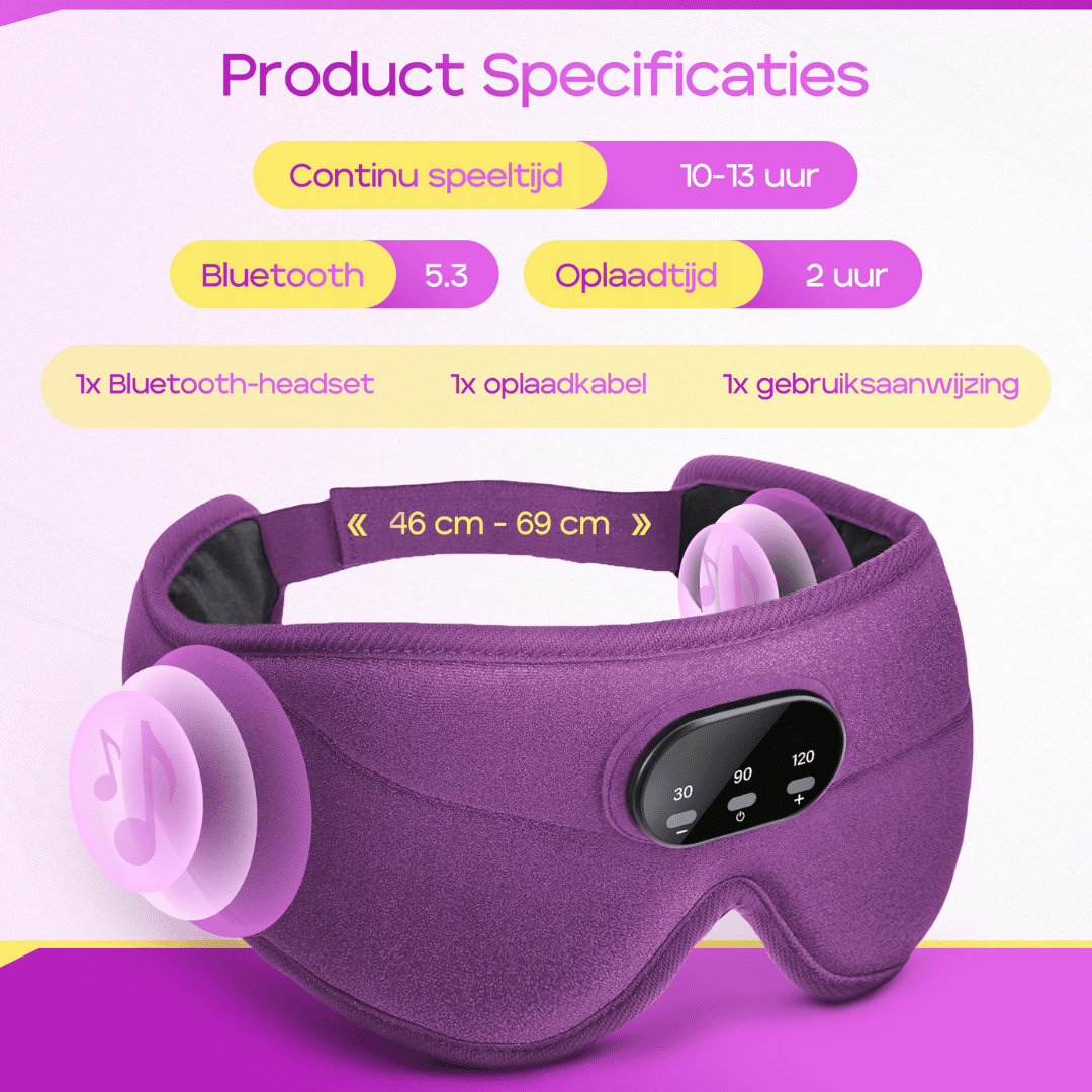 HusshBuds Bluetooth slaapmasker