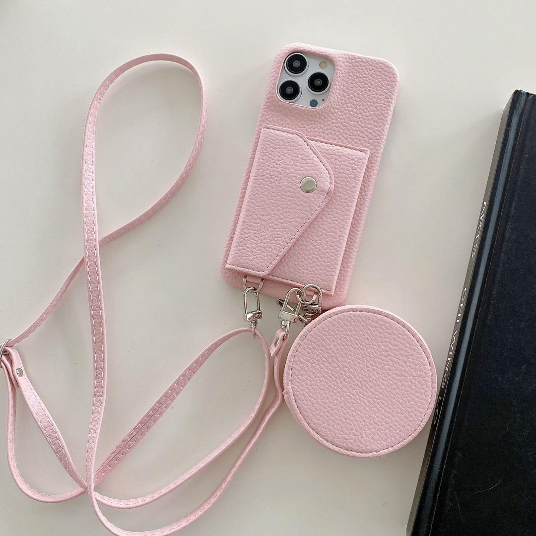 iPhone Air crossbody hoesje met pasjeshouder