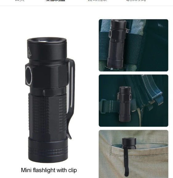 LumiPro oplaadbare LED zaklamp