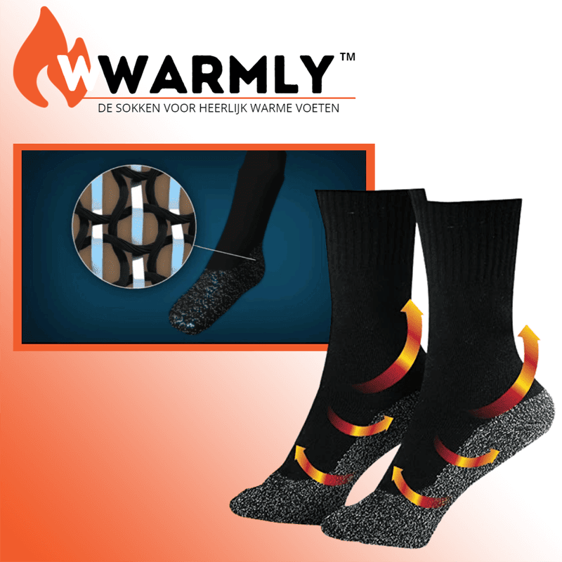 Warmly gealuminiseerde thermo wintersokken