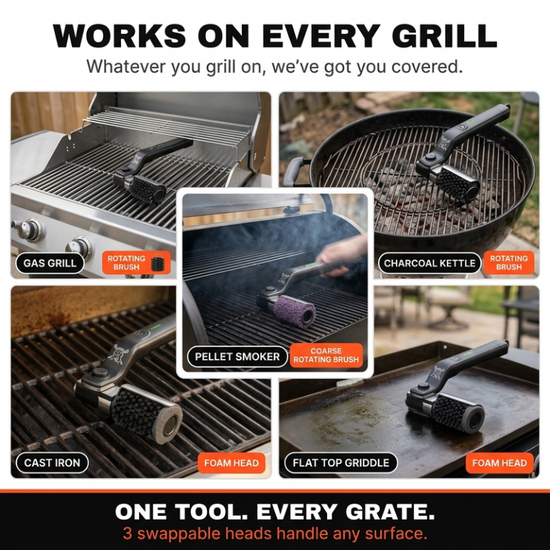 GrillMaster gemotoriseerde grillreiniger