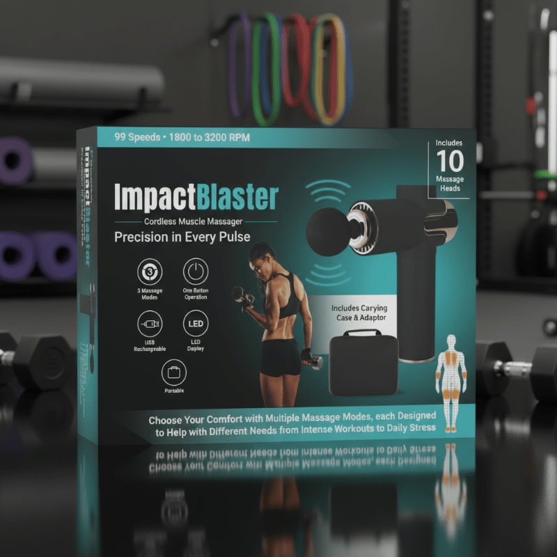 Quantupulse draadloos massagepistool