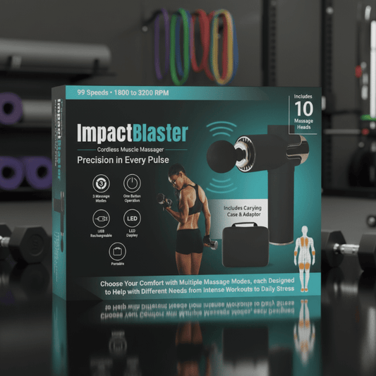 Quantupulse draadloos massagepistool
