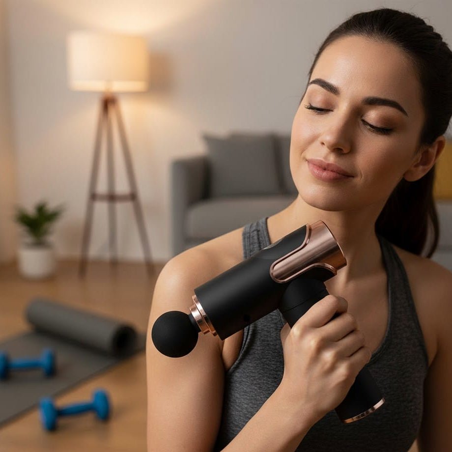 Quantupulse draadloos massagepistool