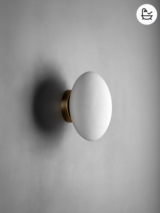 Minimalistische Glazen IP44 Wandlamp