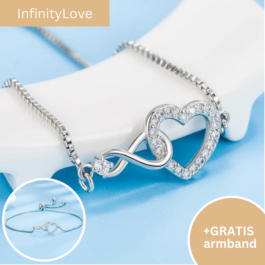 InfinityLove 925 sterling zilveren sieradenset