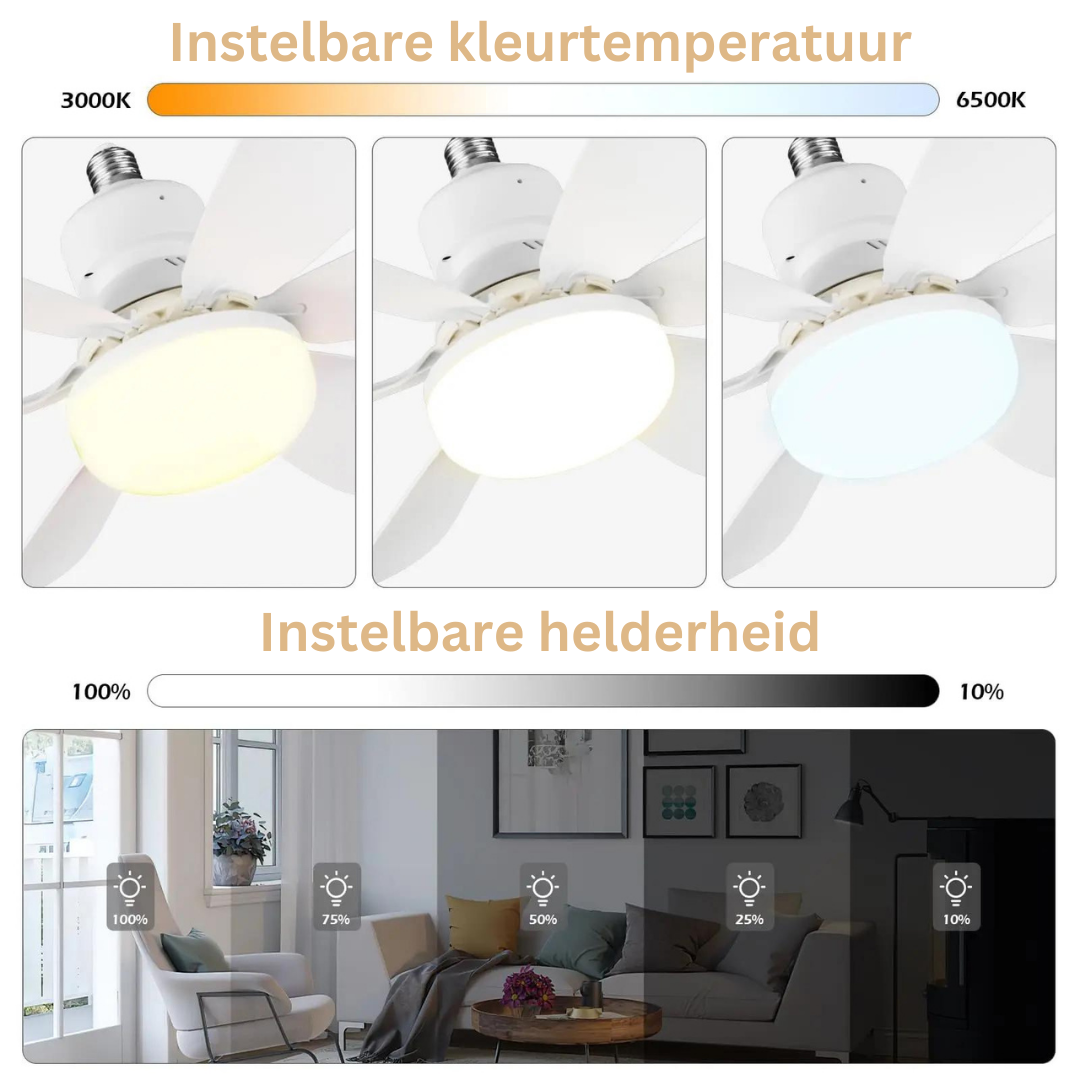 GlamFan LED-plafondventilator