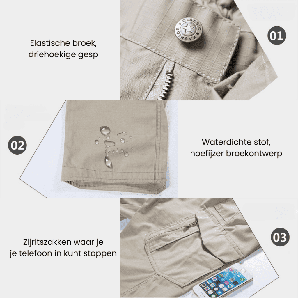 KevlarFit Militaire Outdoor Cargobroek