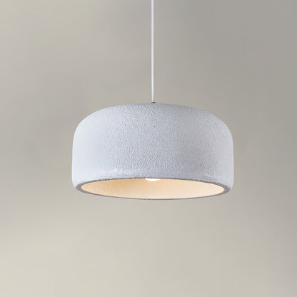Organische Japandi resin hanglamp