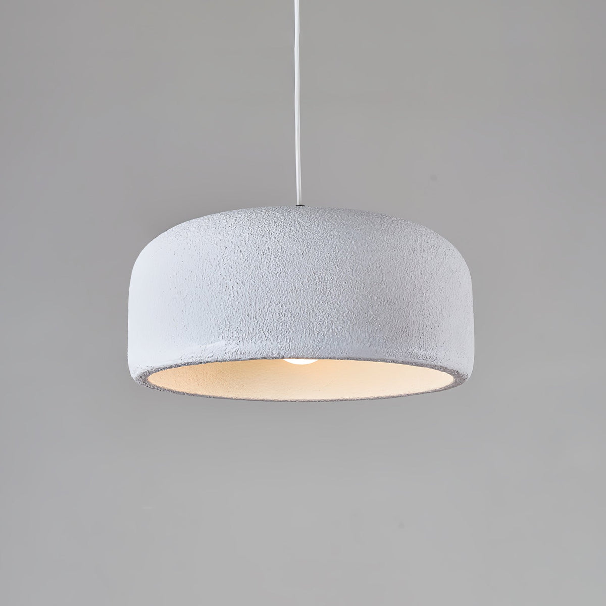 Organische Japandi resin hanglamp