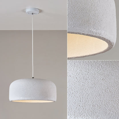 Organische Japandi resin hanglamp