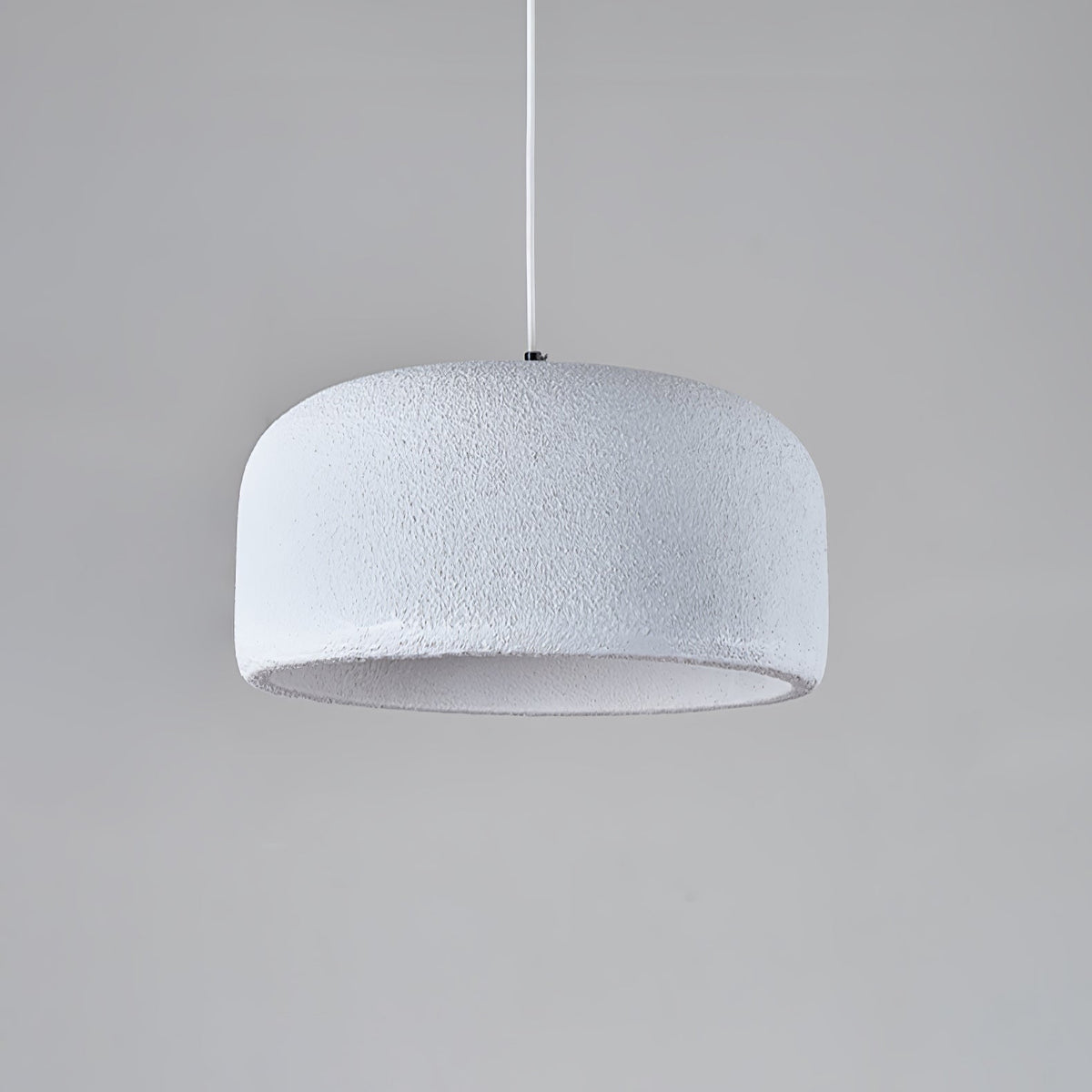 Organische Japandi resin hanglamp