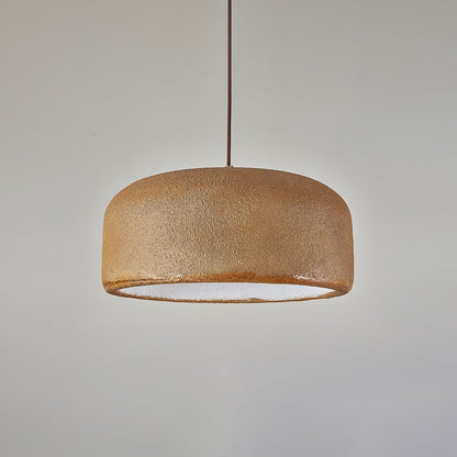 Organische Japandi resin hanglamp