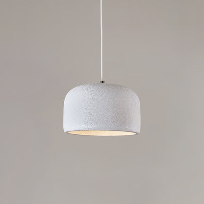 Organische Japandi resin hanglamp