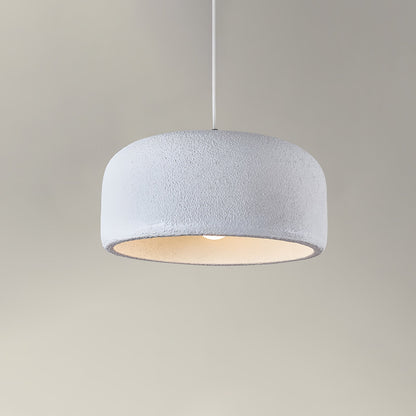 Organische Japandi resin hanglamp