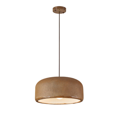 Organische Japandi resin hanglamp
