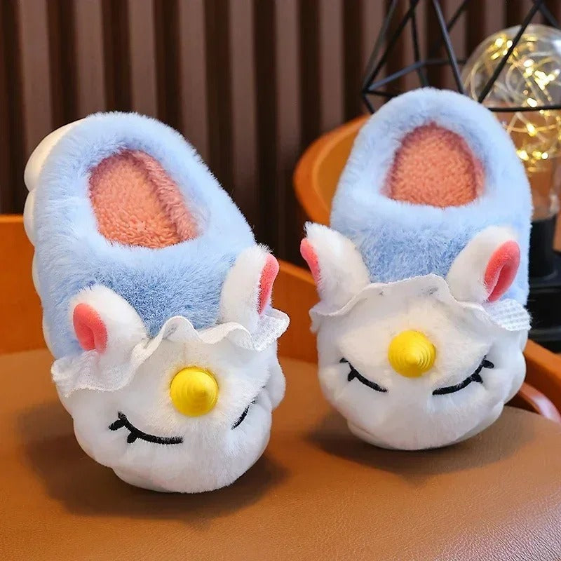 Pluche Eenhoorn kinderpantoffels