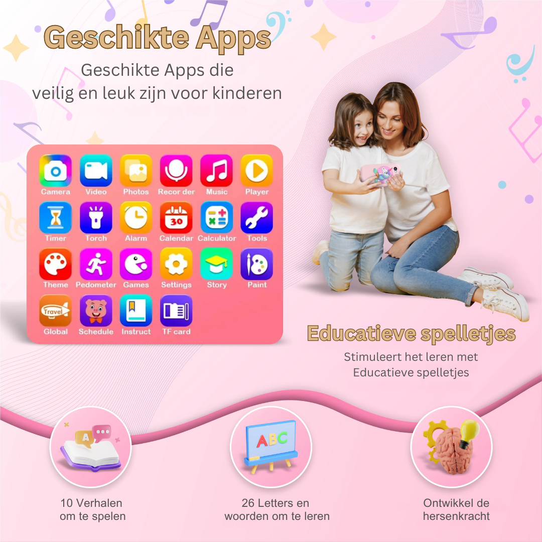 KiddieClick educatieve kindersmartphone