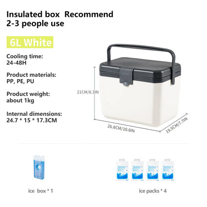 Compacte draagbare koelbox