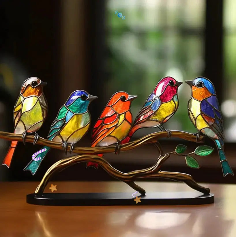 Kleurrijke Vogeldecoratie Voor Binnen